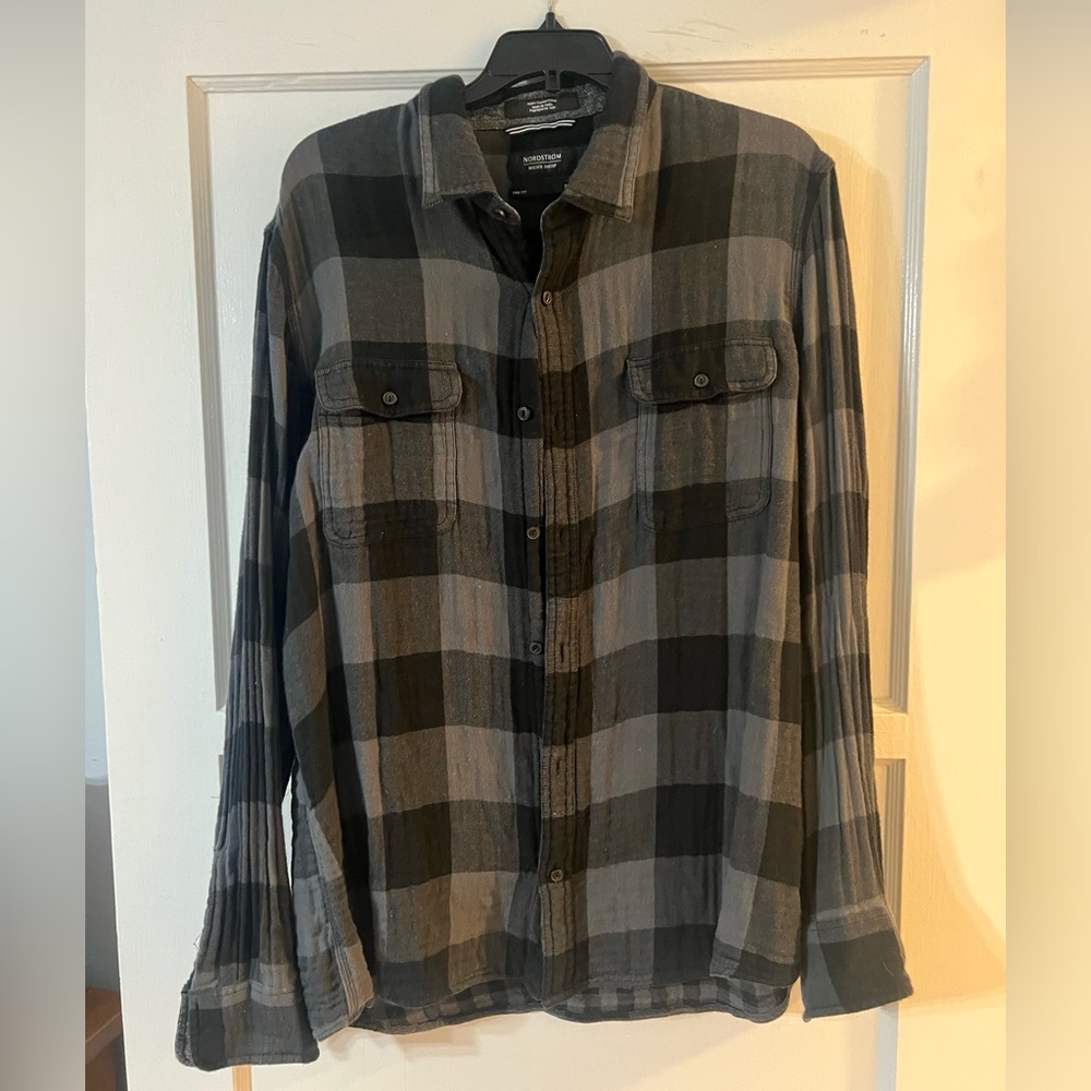 Men’s Nordstrom plaid button down